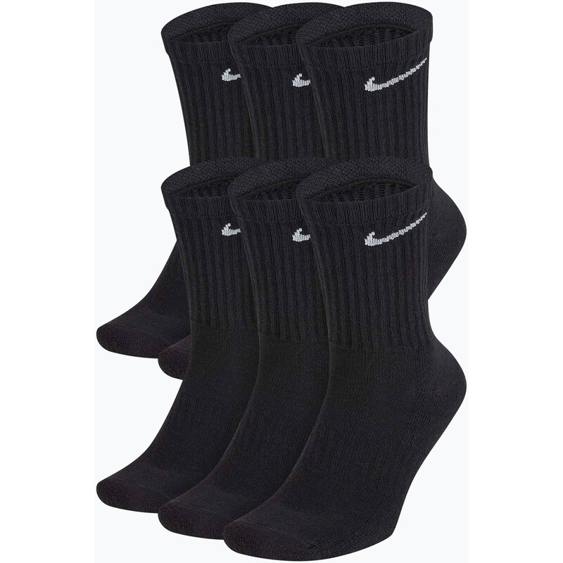 Ponožky Nike Everyday Cushioned 6 par black/white