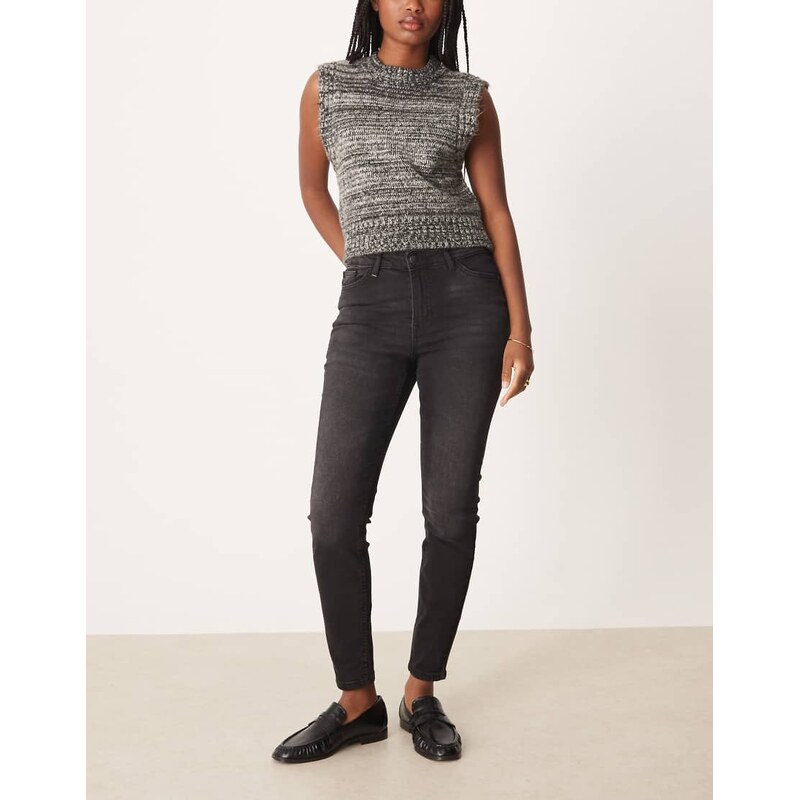 JDY Fina skinny jeans in black 107897578