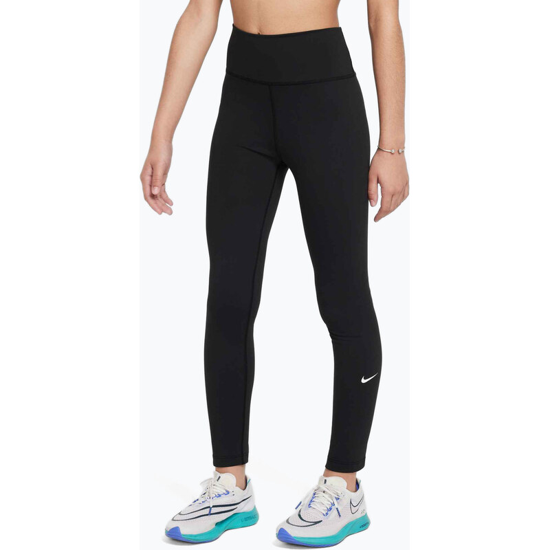 Dětské legíny Nike One Dri-Fit High-Waisted black/white