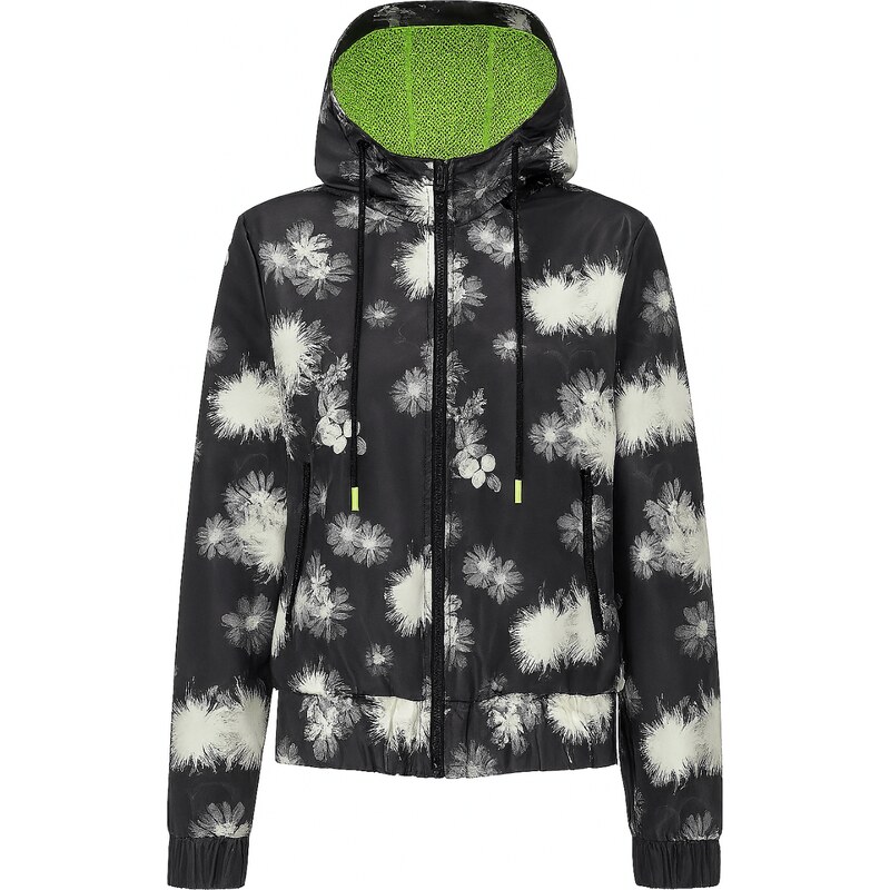 #VDR Floral Black bombera 102692825