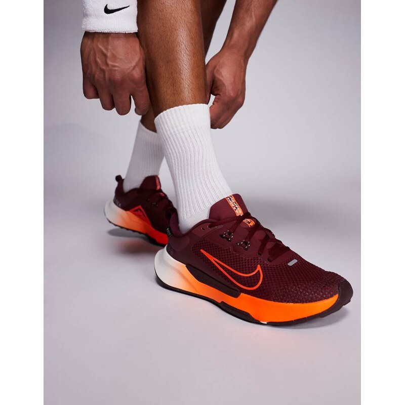 Nike Running Juniper Trail 2 Gore-TEX trainers in burgundy-Red