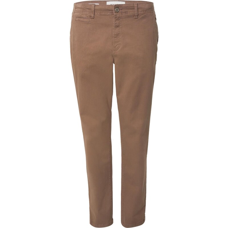 JACK & JONES Chino kalhoty JPSTACE JJHARLOW tmavě zelená