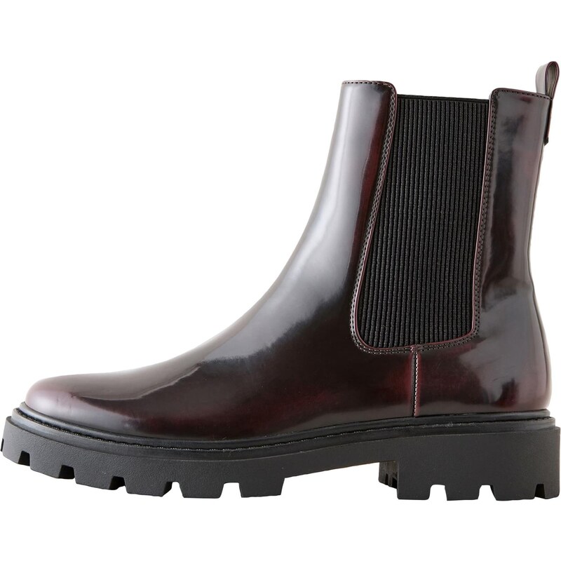 Next Nízké kozačky Forever Comfort burgundská červeň