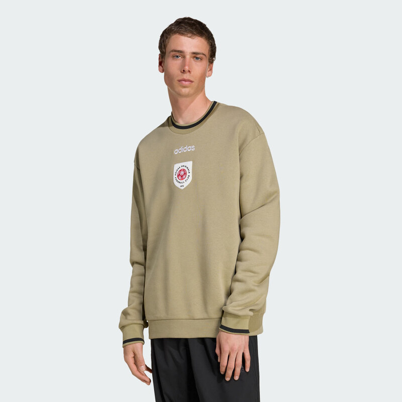 Adidas Mikina s klasickým výstřihem a znakem