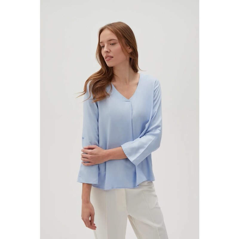 Marisse Womens Shirt L-Ko-4612 L.Blue