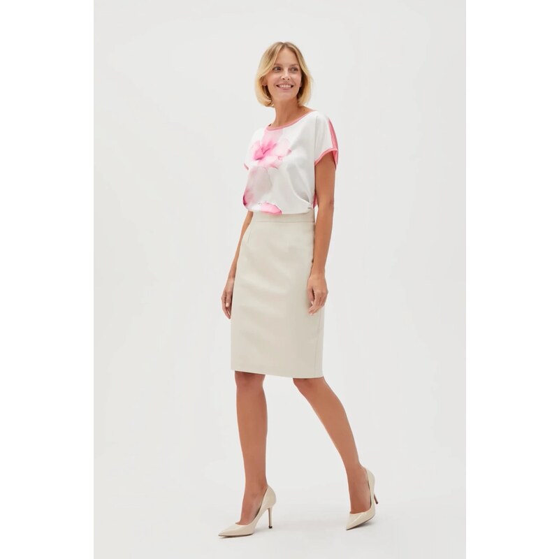 Marisse Womens Skirt L-Sc-4606 L.Beige