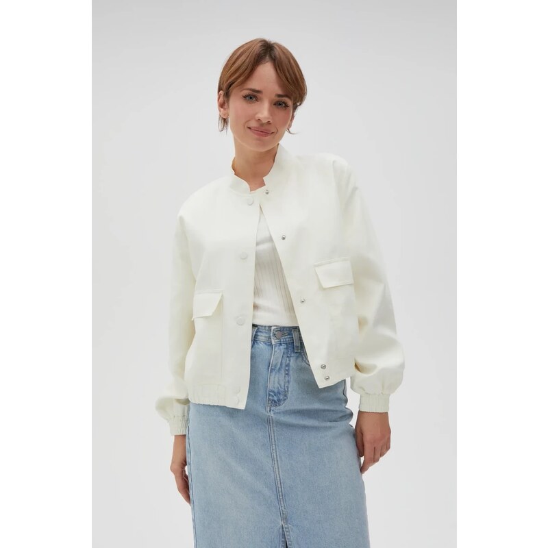Marisse Womens Jacket L-Ku-4600 Off White 107910423