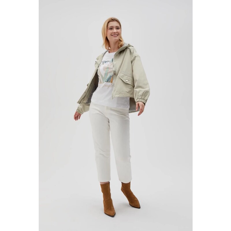 Marisse Womens Jacket L-Ku-4612 Olive