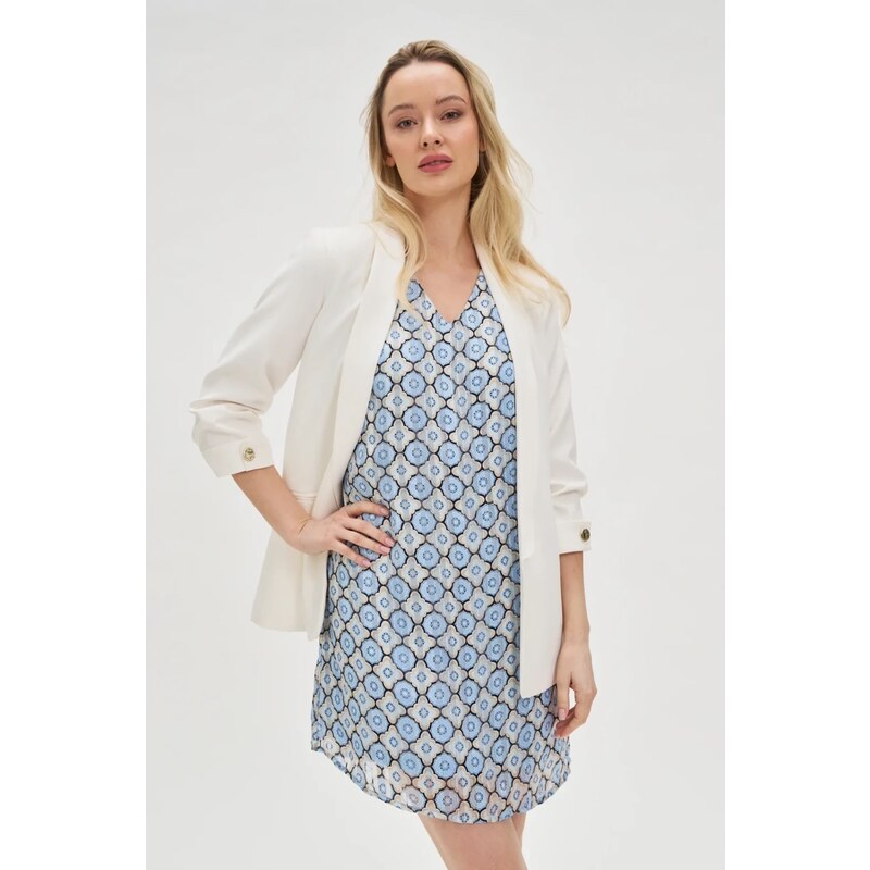 Marisse Womens Jacket L-Mr-4604 Off White