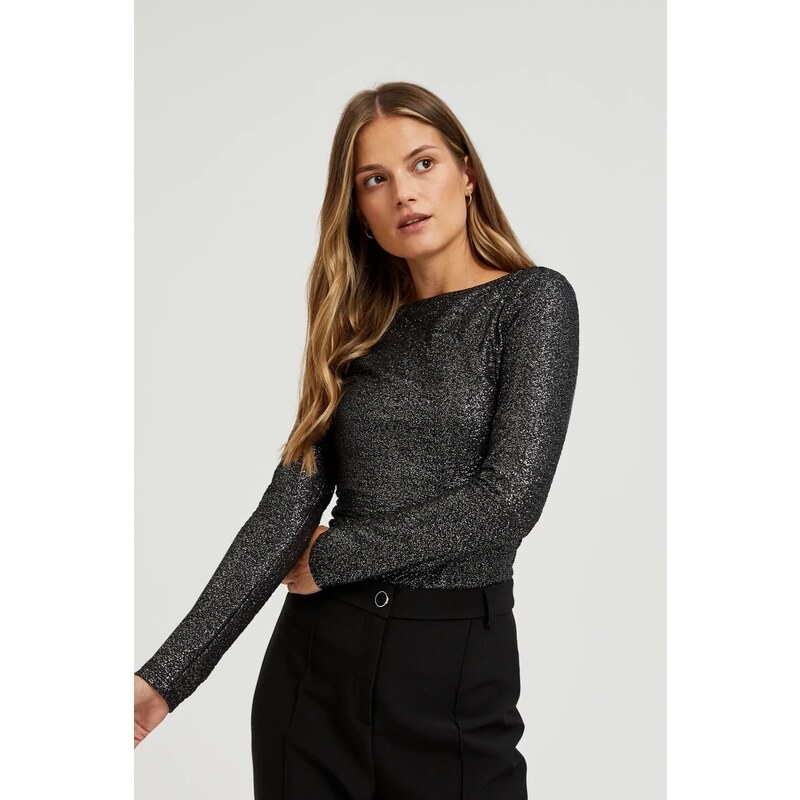 Marisse Womens Blouse Z-Ts-4529 Black