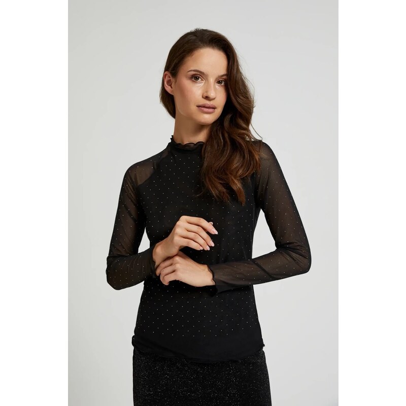 Marisse Womens Blouse Z-Ts-4530 Black 107913557