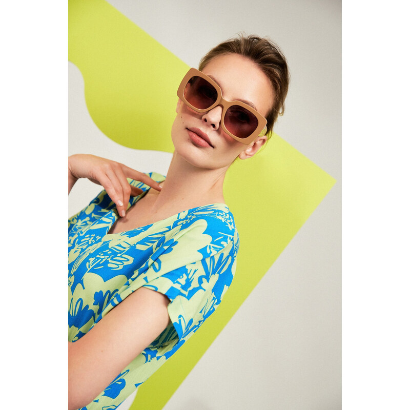 Marisse Glasses L-Ok-4012 Beige 107913510