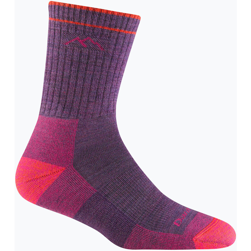 Dámské ponožky Darn Tough Hiker Micro Crew plum heather