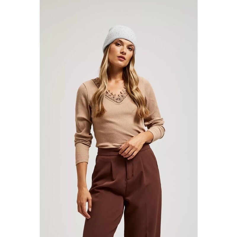 Marisse Gray Knitted Hat