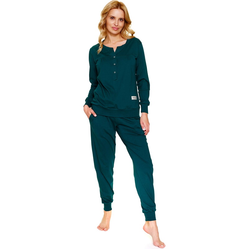 Dámské pyžamo DOCTOR NAP PM.4349 EMERALD 107918655