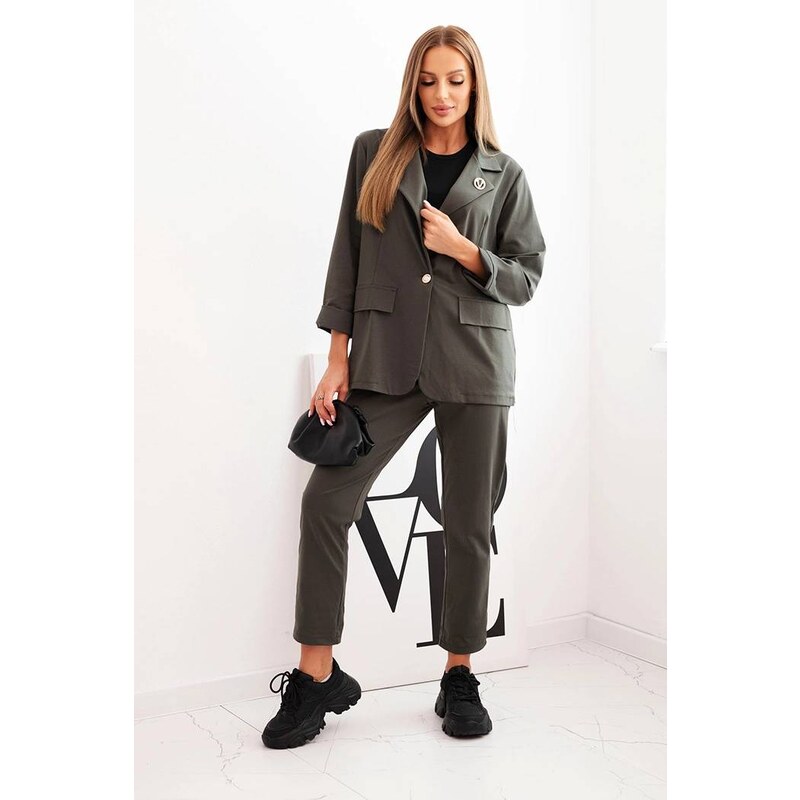 Fashionweek Dámský komplet elegantní sako a kalhoty K25392