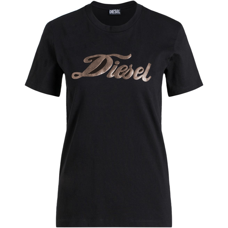 DIESEL Calligraphy Black tričko