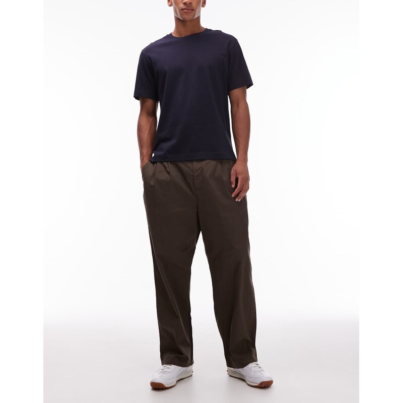 Carhartt WIP evan loose tapered fit trouser in brown