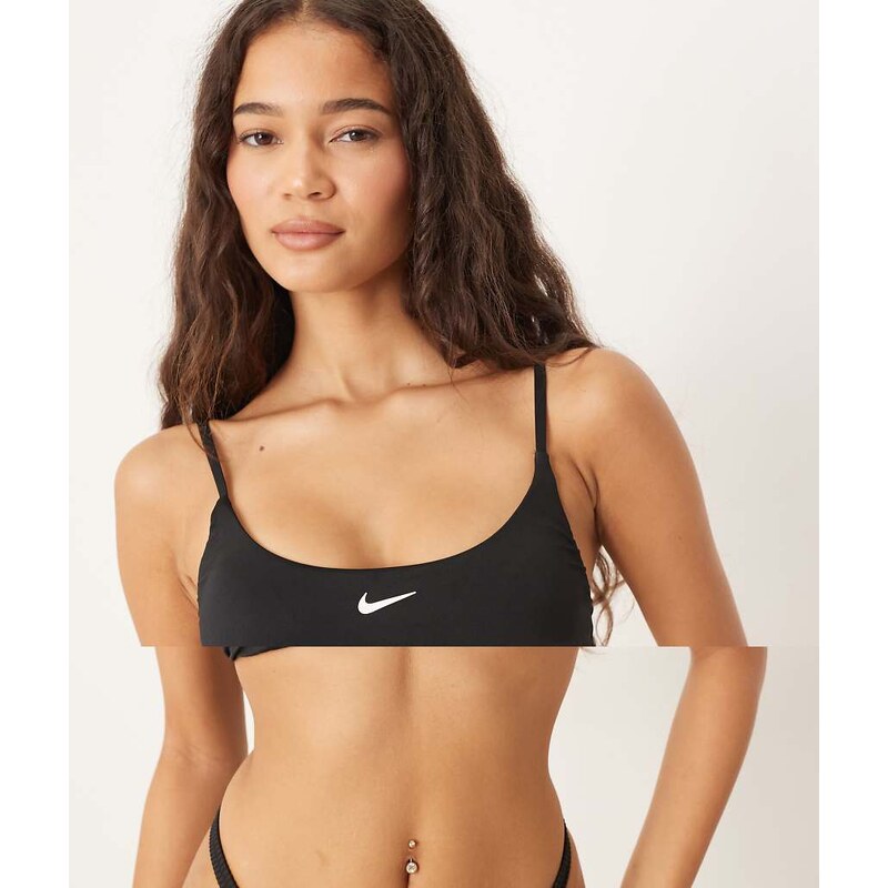 Nike Swimming Nike bralette bikini set in black