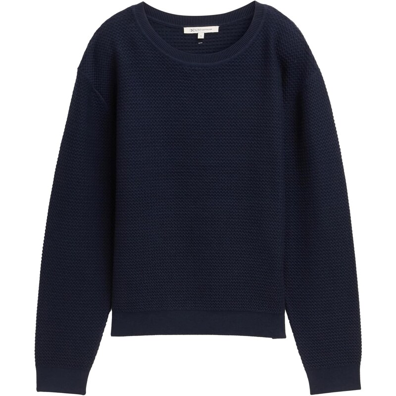 TOM TAILOR DENIM Svetr námořnická modř 109089973