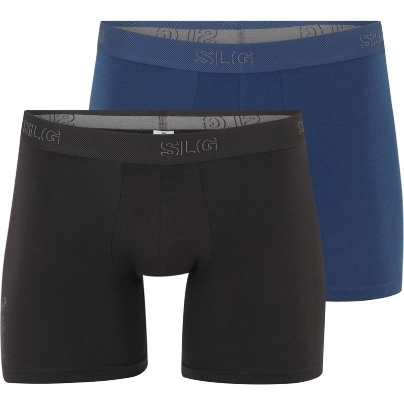 SLOGGI Boxerky modrá / šedá / černá