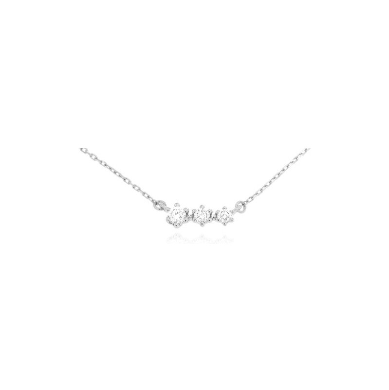 Zlatnictví U Kostela Náhrdelník s diamanty 0574b 107925377