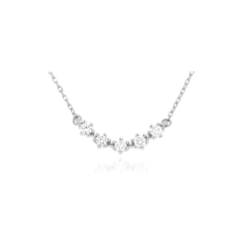 Zlatnictví U Kostela Náhrdelník s diamanty 0575b 107925378