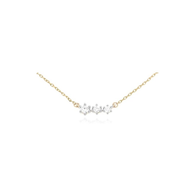 Zlatnictví U Kostela Náhrdelník s diamanty 5742ž 107925376