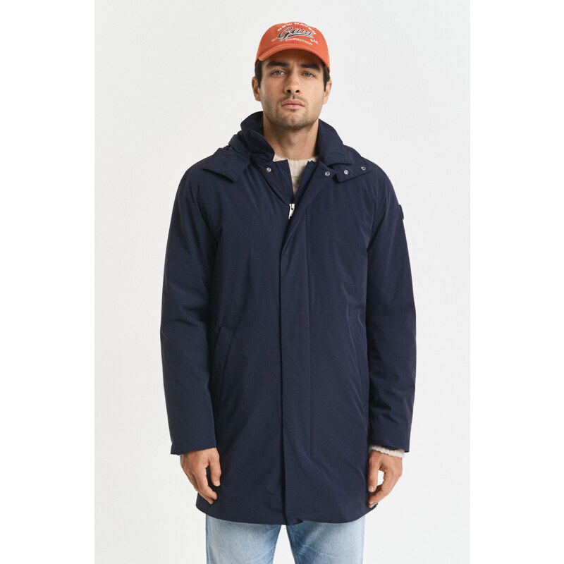 KABÁT GANT PADDED CAR COAT EVENING BLUE