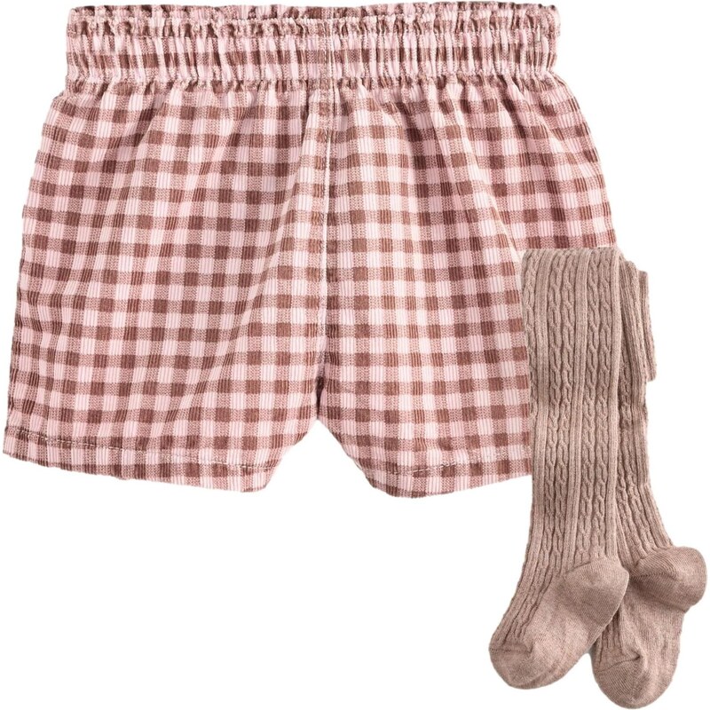 Next Sada bledě fialová / růže / pastelově růžová