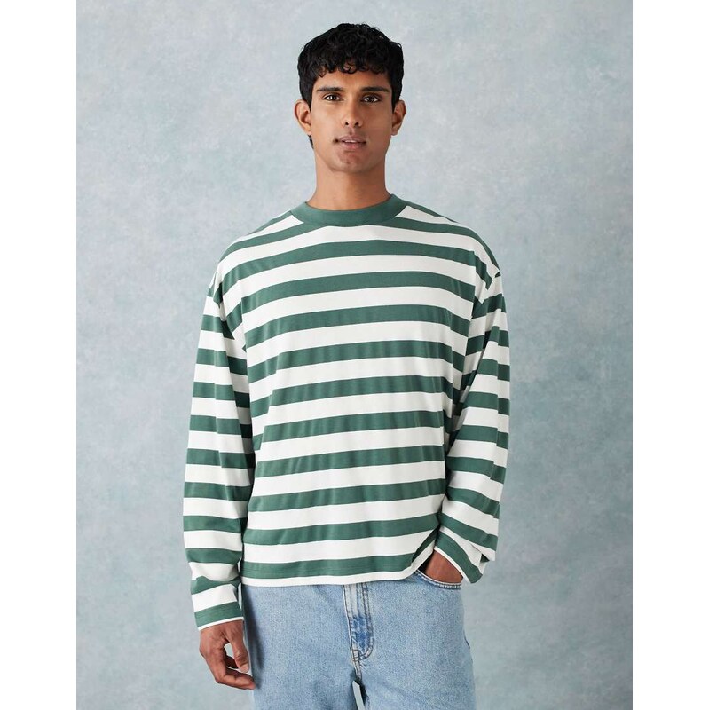 ASOS DESIGN heavyweight boxy oversized long sleeve t-shirt in