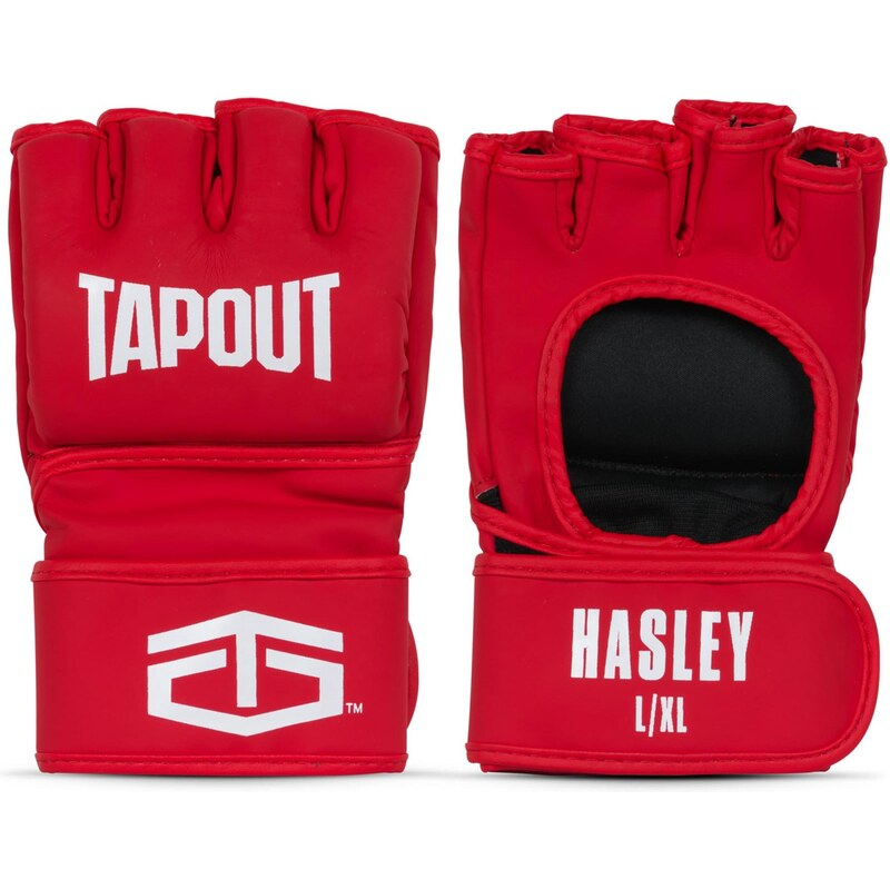 Tapout Sportovní rukavice červená / bílá