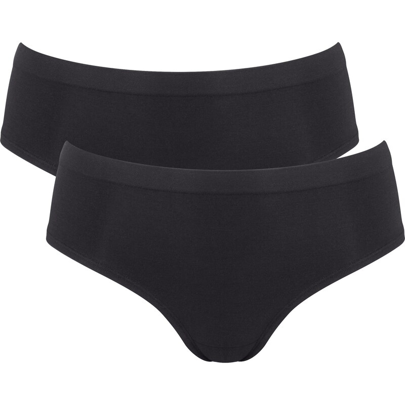 Dámské kalhotky SLOGGI GO SENSE HIPSTER 2PACK 0004 - BLACK