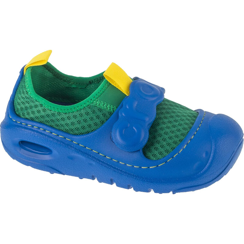 Modro-zelené dětské boty do vody Crocs Swiftwater Splash K