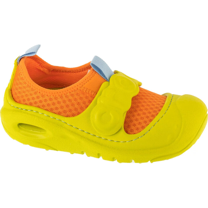 Žluto-oranžové dětské boty do vody Crocs Swiftwater Splash K