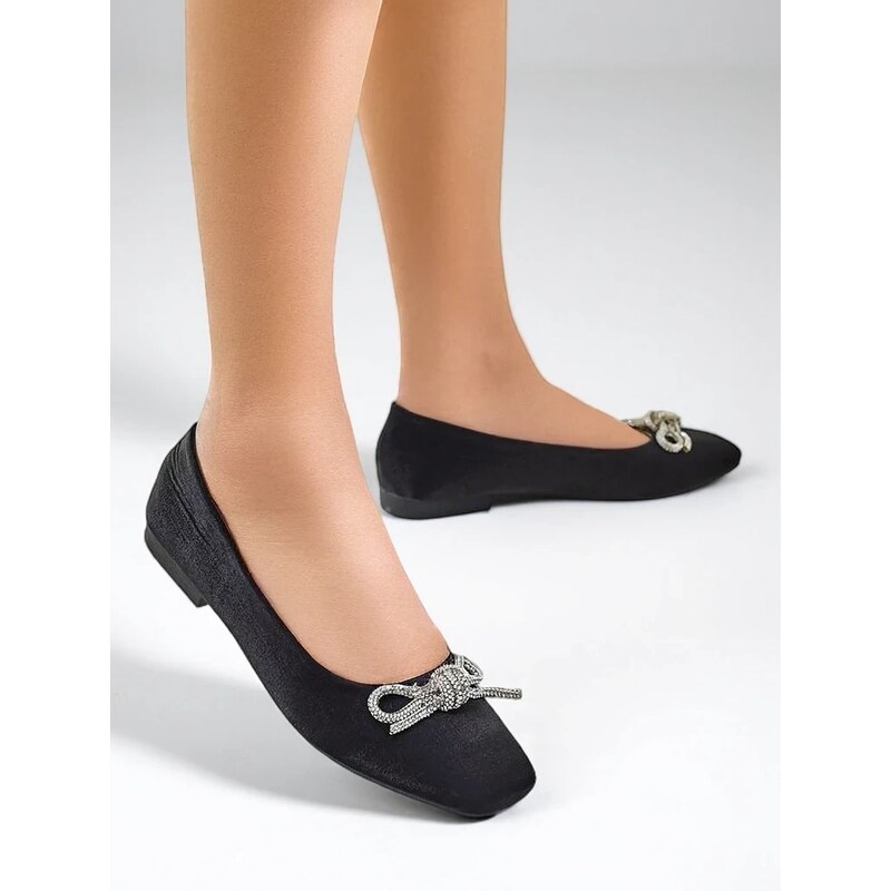 Resti Womens ballerinas with a bow and shine Ofenal