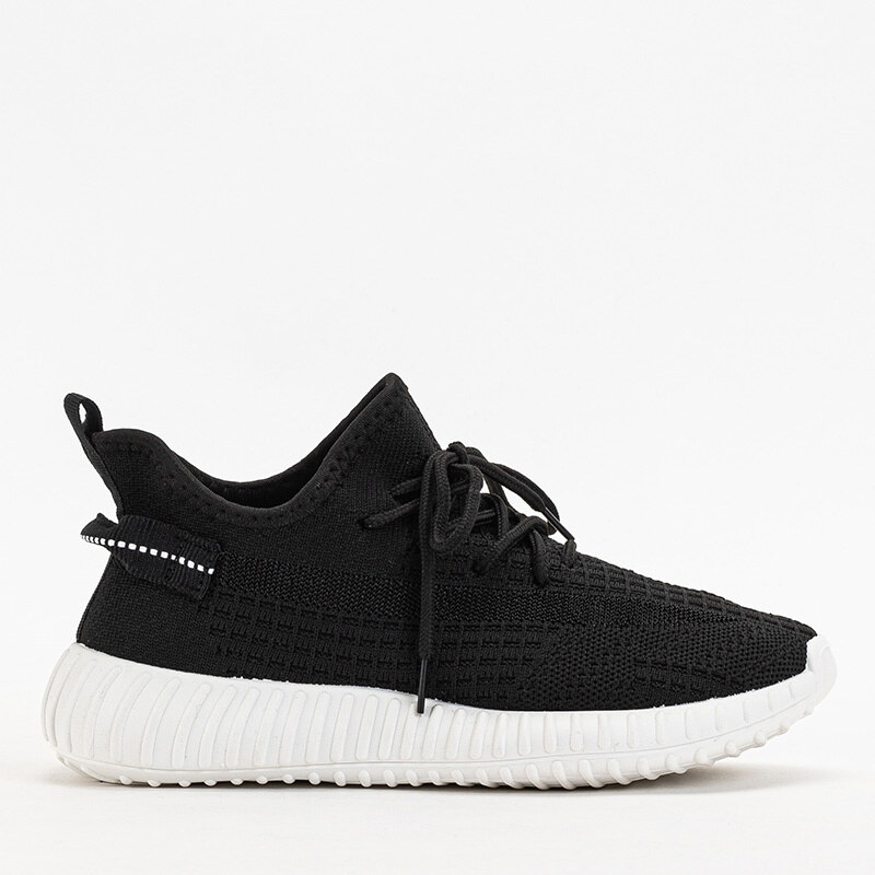 Resti Black and white Fransi womens sports shoes - Footwear