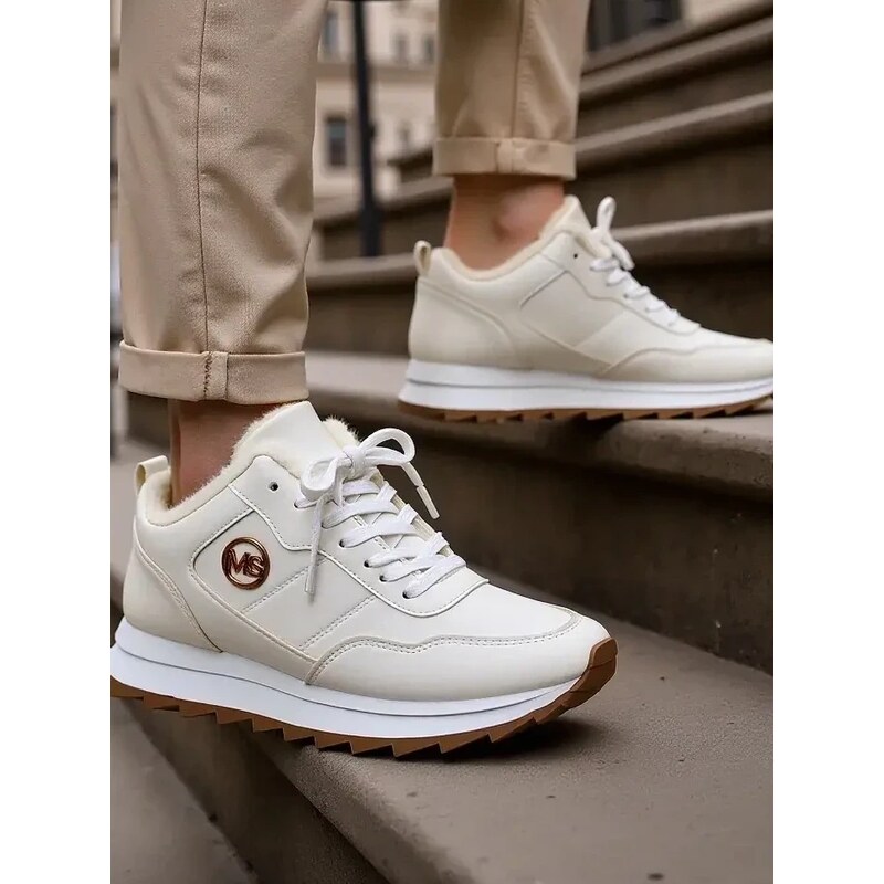Resti White insulated womens sports shoes Lahho