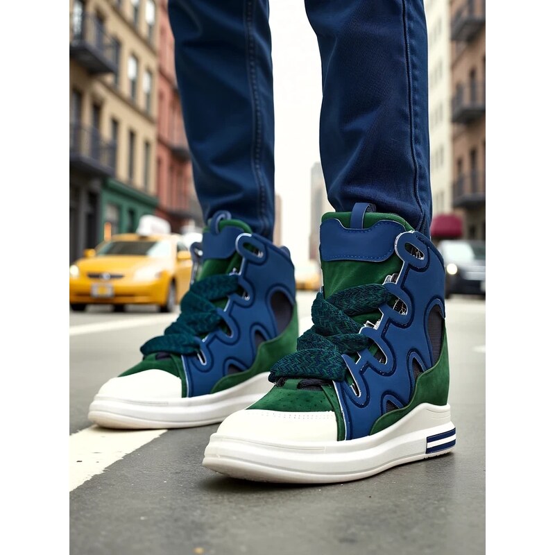 Resti High sports shoes for women with hidden wedge Oblaffi