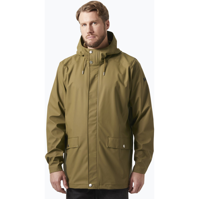 Pánská bunda do deště Helly Hansen Moss Rain Jacket sepia