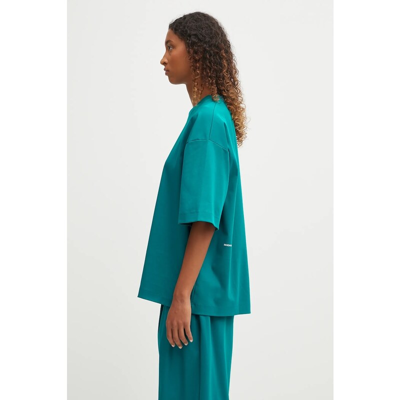 Bavlněné tričko Pangaia DNA Oversized T-Shirt
