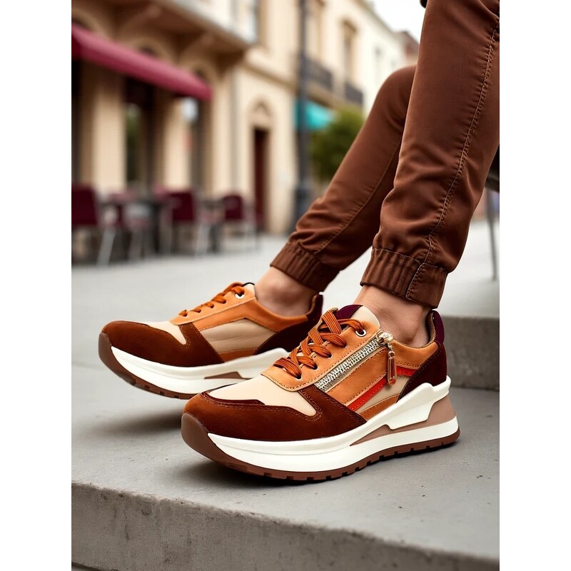 Resti Womens sports shoes with a hidden wedge Bessase