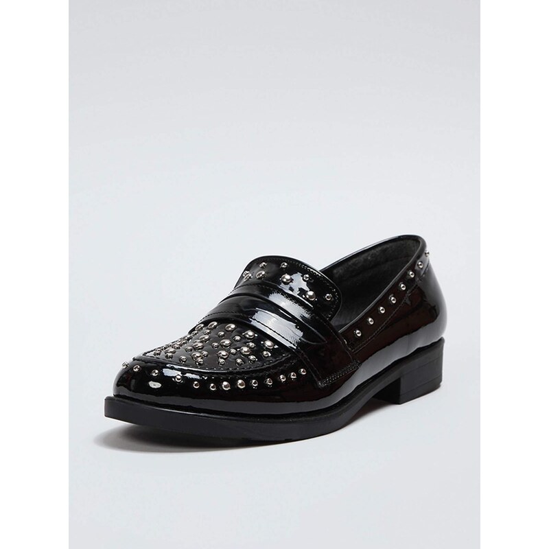 Trendyol Slipper černá / stříbrná