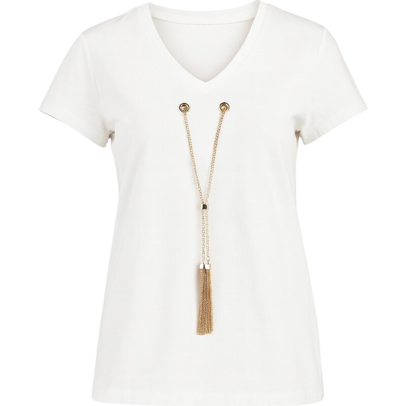 GAUDI Chain White tričko 107495625