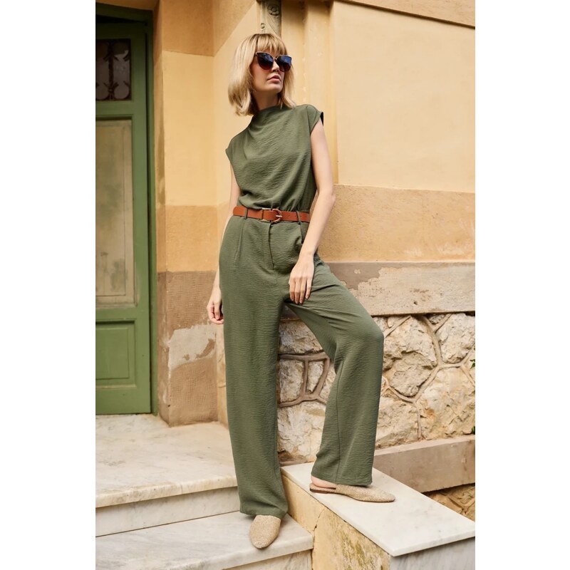 Marisse Womens Dress L-Su-4643 Olive