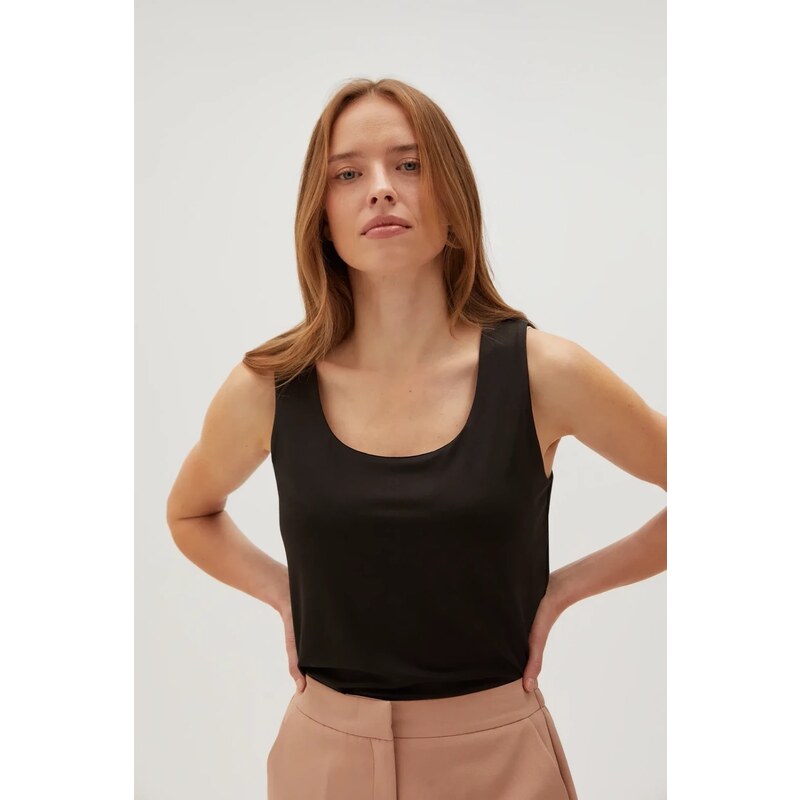 Marisse Womens T-Shirt L-Ts-4606 Black
