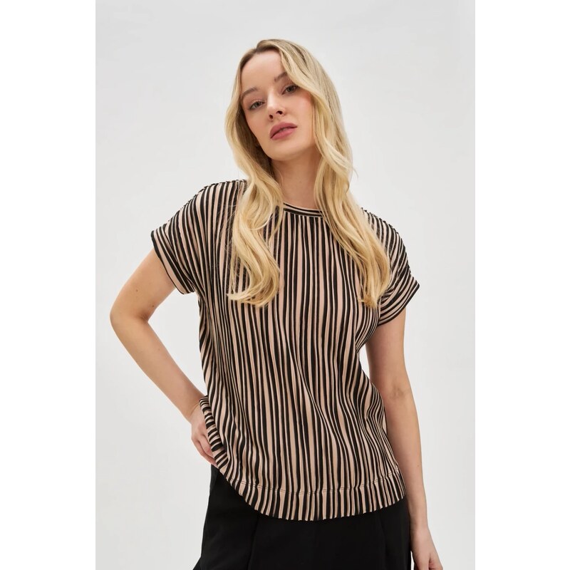 Marisse Womens T-Shirt L-Ts-4665 L.Beige