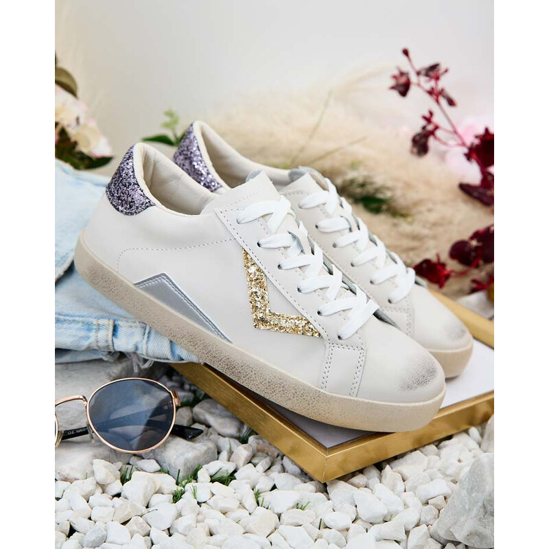 Resti Womens sporty sneakers with embellishments Ginn 107951365