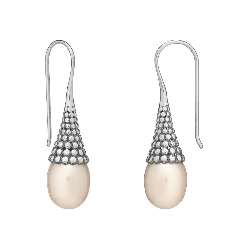 Buka Jewelry Perlové náušnice Kapka 107952350