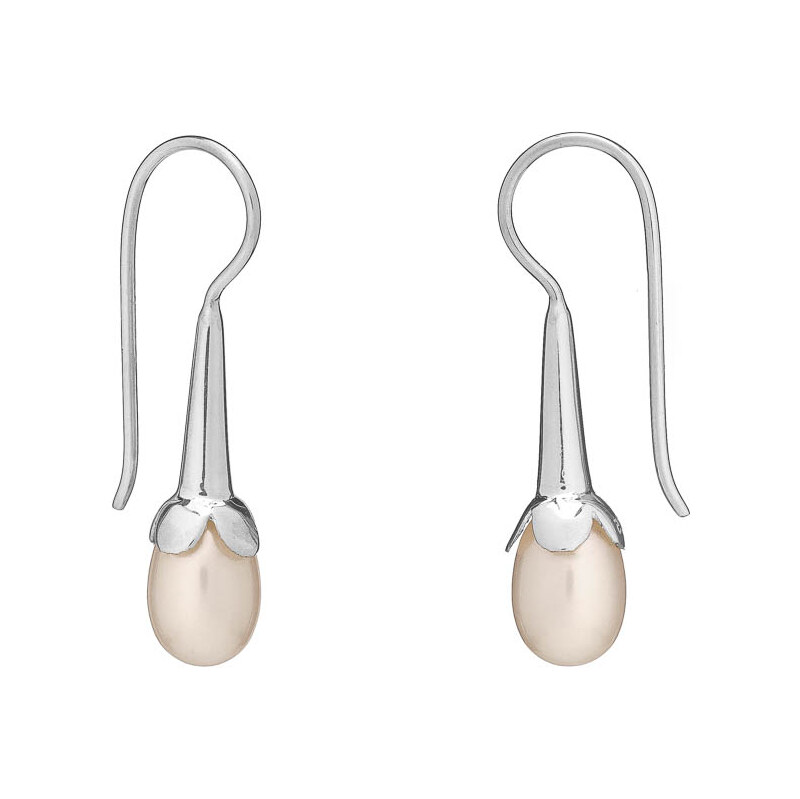 Buka Jewelry Perlové náušnice Květ 107952351